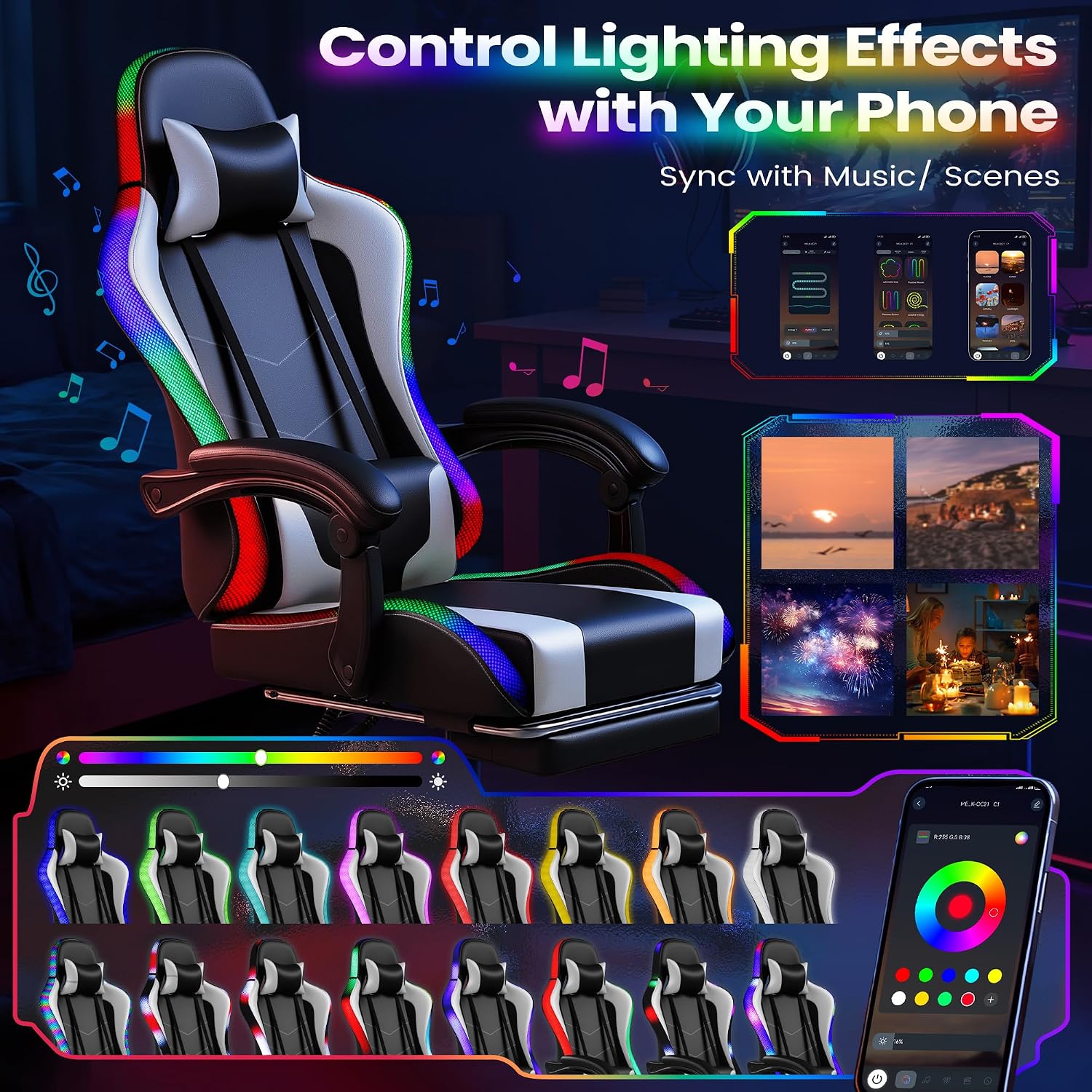 Homall Gaming Chair, Ergonomic - Sofas 评论和价格